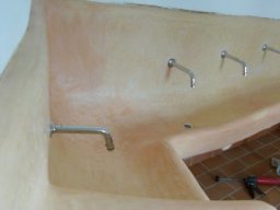 Badgestaltung mit natürlichem Material