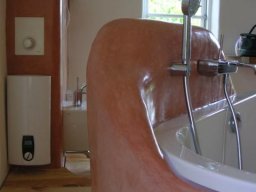 Tadelakt Wanne rosa für Genießer