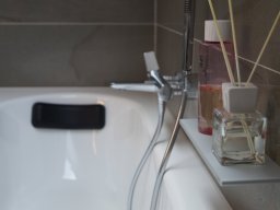 Edelfliesen mit Kalkputz