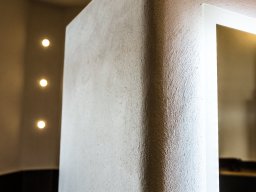 Badgestaltung mit Lehmputz